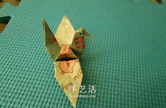 千紙鶴怎么折的教程 手工折紙千紙鶴步驟圖 -  rpnrmr.com