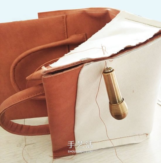 自制簡潔手提包方法 女用樸素手提包DIY圖解 -  rpnrmr.com