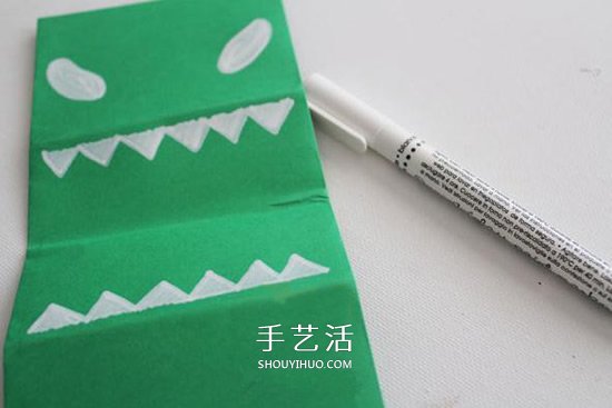 怪獸手偶的折法圖解 幼兒折紙小怪獸手偶玩具 -  rpnrmr.com