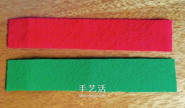 不織布圣誕花環(huán)制作 手工布藝圣誕花環(huán)的做法 -  rpnrmr.com