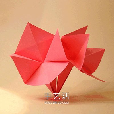簡單百合花的折法圖解 幼兒折紙百合的教程 -  rpnrmr.com