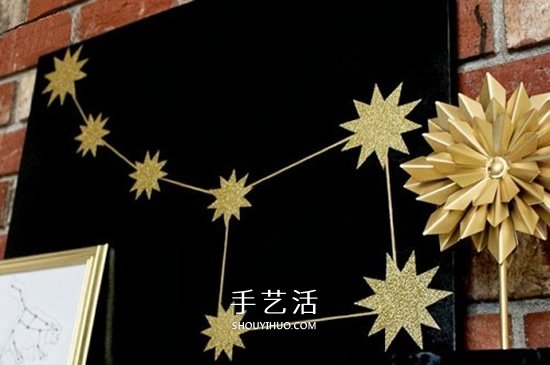 星空?qǐng)D案裝飾畫(huà)DIY 簡(jiǎn)單自制星空畫(huà)裝飾圖解 -  rpnrmr.com