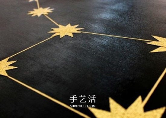 星空?qǐng)D案裝飾畫(huà)DIY 簡(jiǎn)單自制星空畫(huà)裝飾圖解 -  rpnrmr.com