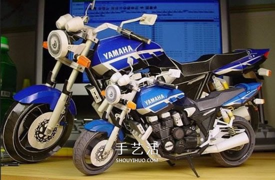 YAMAHA XJR1300 經(jīng)典摩托車紙模型作品賞 -  rpnrmr.com