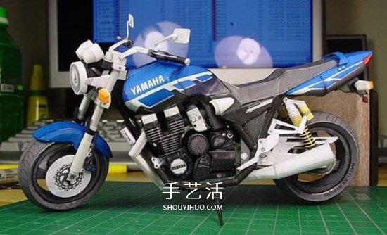 YAMAHA XJR1300 經(jīng)典摩托車紙模型作品賞 -  rpnrmr.com