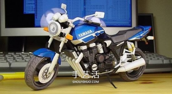 YAMAHA XJR1300 經(jīng)典摩托車紙模型作品賞 -  rpnrmr.com