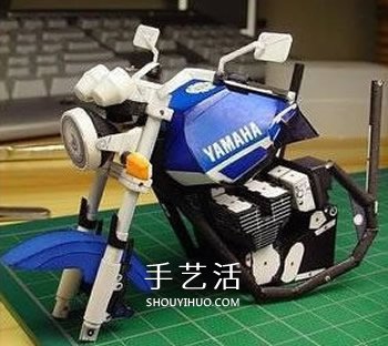 YAMAHA XJR1300 經(jīng)典摩托車紙模型作品賞 -  rpnrmr.com