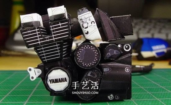 YAMAHA XJR1300 經(jīng)典摩托車紙模型作品賞 -  rpnrmr.com