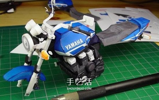 YAMAHA XJR1300 經(jīng)典摩托車紙模型作品賞 -  rpnrmr.com