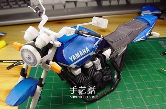 YAMAHA XJR1300 經(jīng)典摩托車紙模型作品賞 -  rpnrmr.com