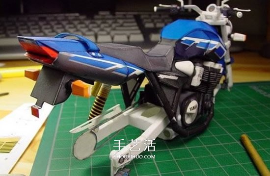 YAMAHA XJR1300 經(jīng)典摩托車紙模型作品賞 -  rpnrmr.com