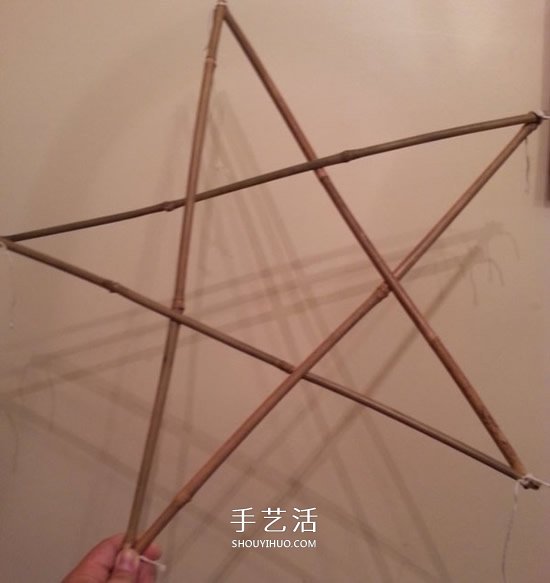 立體星星圣誕燈的做法 自制五角星圣誕燈圖解 -  rpnrmr.com