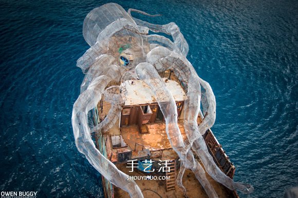 巨大章魚為伍 二戰(zhàn)戰(zhàn)艦成為藝術(shù)感的人工島礁 -  rpnrmr.com