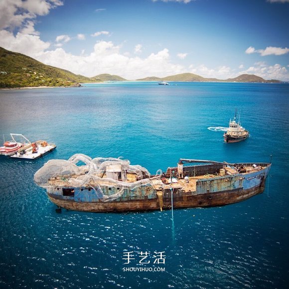 巨大章魚為伍 二戰(zhàn)戰(zhàn)艦成為藝術(shù)感的人工島礁 -  rpnrmr.com