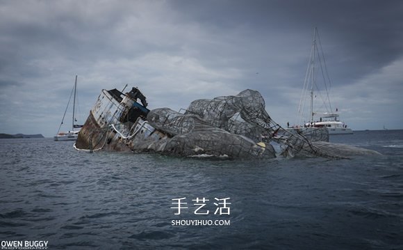 巨大章魚為伍 二戰(zhàn)戰(zhàn)艦成為藝術(shù)感的人工島礁 -  rpnrmr.com