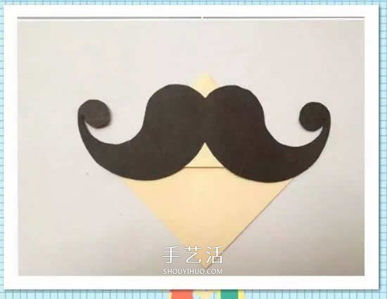 卡紙手工制作胡子書簽 胡子造型卡通書簽DIY -  rpnrmr.com