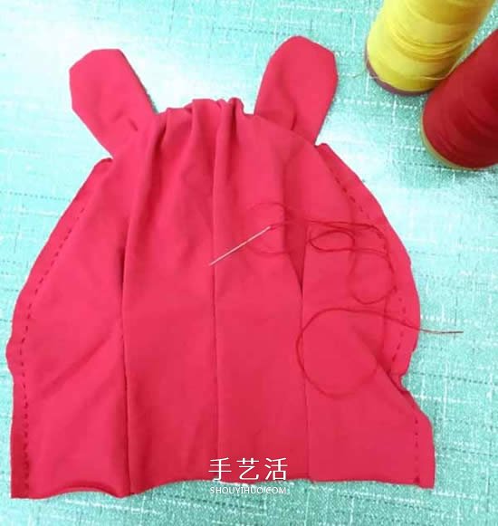 不織布嬰兒帽的做法 手工布藝兔子寶寶帽制作 -  rpnrmr.com