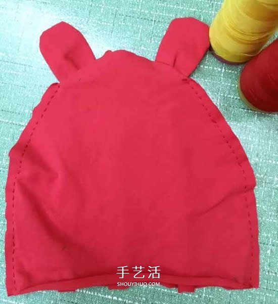 不織布嬰兒帽的做法 手工布藝兔子寶寶帽制作 -  rpnrmr.com