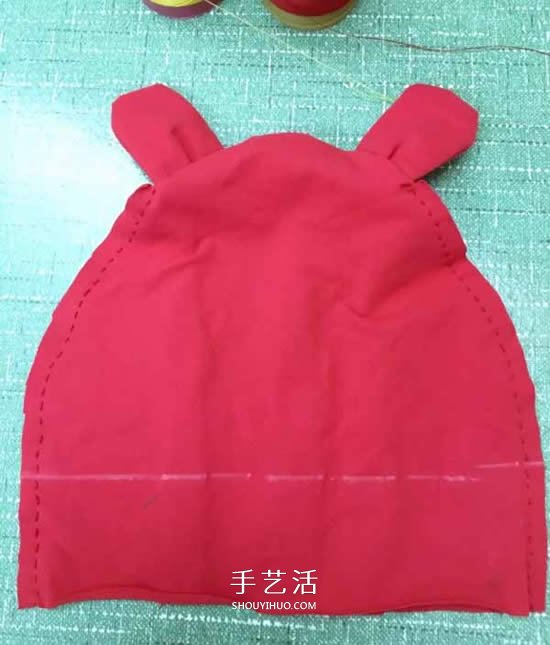不織布嬰兒帽的做法 手工布藝兔子寶寶帽制作 -  rpnrmr.com