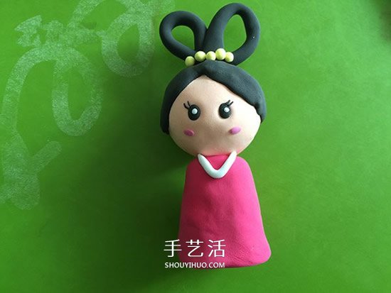 兒童粘土制作嫦娥人偶 怎么做粘土嫦娥圖解 -  rpnrmr.com