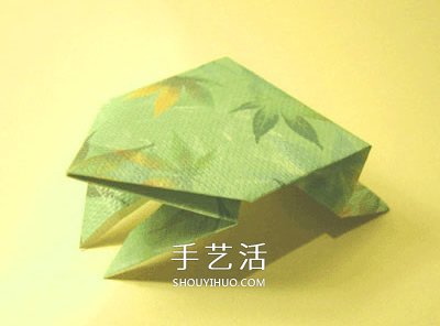 小青蛙的折疊方法圖解 會跳小青蛙怎么折教程 -  rpnrmr.com