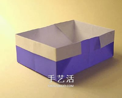 簡易方形紙盒子的折疊方法 可以當(dāng)做垃圾盒用 -  rpnrmr.com