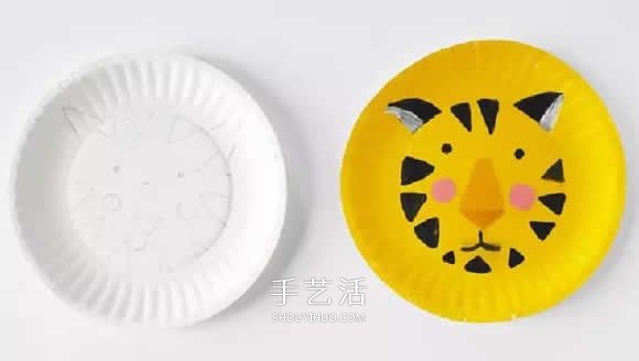 幼兒園餐盤畫作品 在餐盤里畫出卡通小動(dòng)物 -  rpnrmr.com