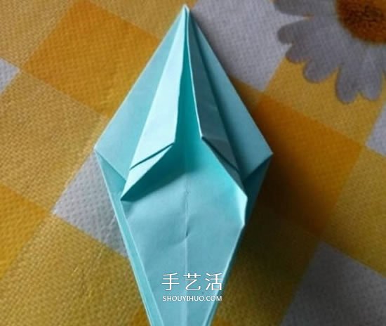 百合花怎么折圖解教程 折紙百合的過(guò)程步驟 -  rpnrmr.com
