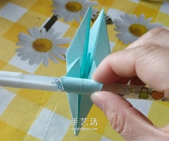 百合花怎么折圖解教程 折紙百合的過(guò)程步驟 -  rpnrmr.com