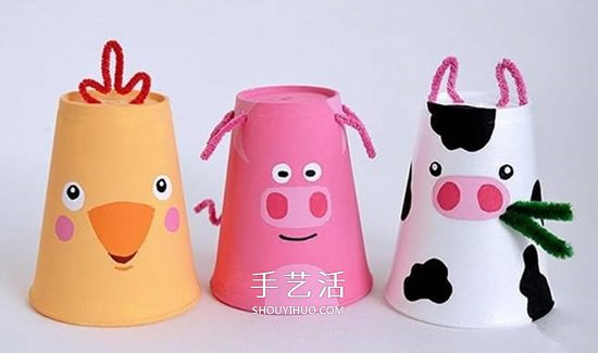 紙杯動(dòng)物的手工制作 兒童制作紙杯動(dòng)物大全 -  rpnrmr.com