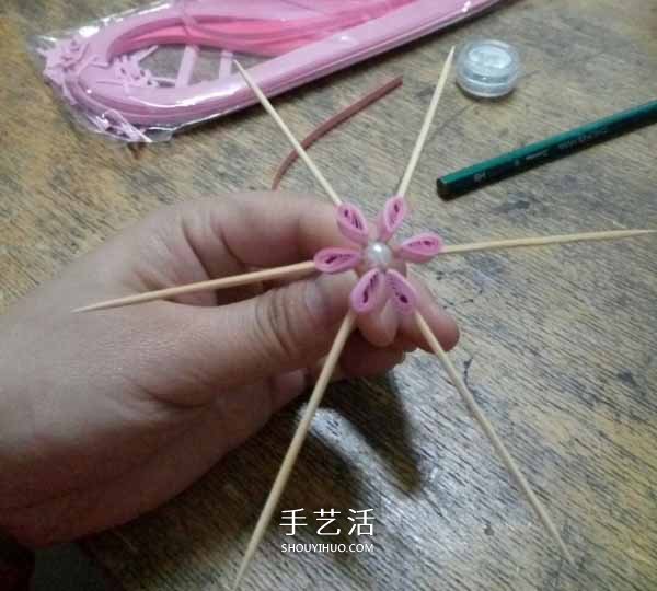 衍紙小花傘手工制作 漂亮的小花傘用卷紙做 -  rpnrmr.com
