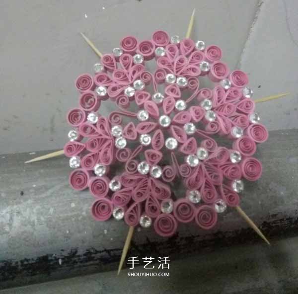 衍紙小花傘手工制作 漂亮的小花傘用卷紙做 -  rpnrmr.com
