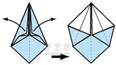 花朵收納盒怎么折圖解 簡易漂亮紙盒的折法 -  rpnrmr.com