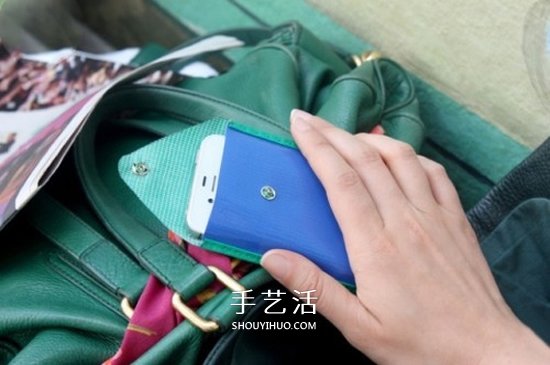 油布手工制作手機(jī)套 自制簡約手機(jī)套的做法 -  rpnrmr.com