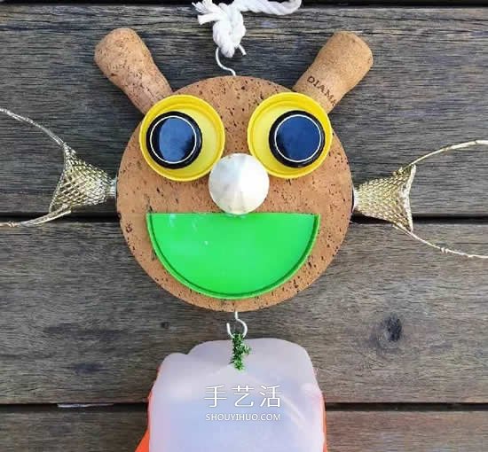 瓶蓋機器人的制作方法 廢物利用做機器人圖解 -  rpnrmr.com