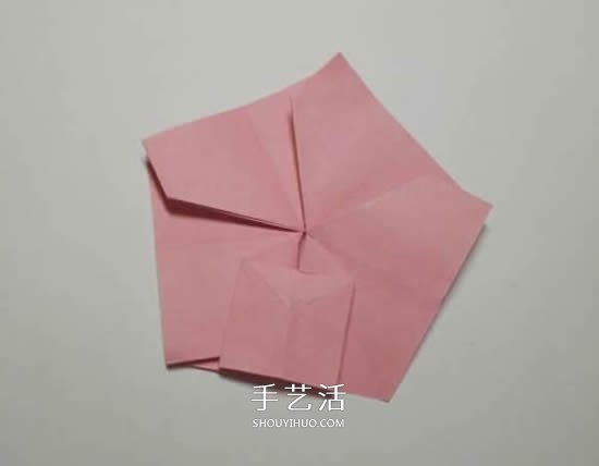 圣誕節(jié)折紙圣誕花圖解 平面圣誕花的折法步驟 -  rpnrmr.com
