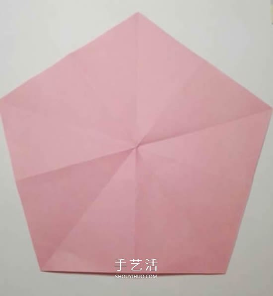 圣誕節(jié)折紙圣誕花圖解 平面圣誕花的折法步驟 -  rpnrmr.com