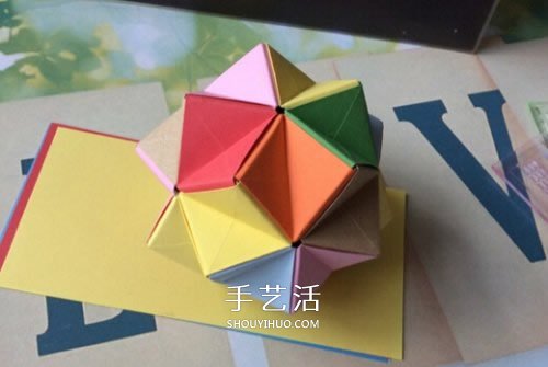 立體紙花球的折法圖解 怎么折紙立體花球步驟 -  rpnrmr.com