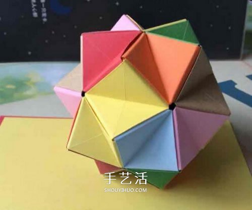 立體紙花球的折法圖解 怎么折紙立體花球步驟 -  rpnrmr.com