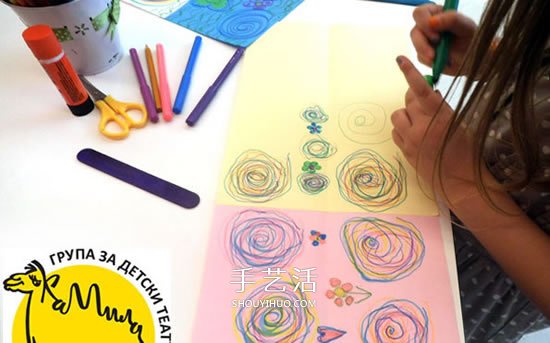 圓扇子怎么做的教程 幼兒DIY制作圓扇子圖解 -  rpnrmr.com