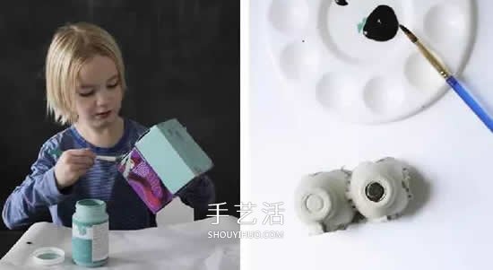 廢紙盒做手偶的方法 簡(jiǎn)單做出可愛(ài)小怪物手偶 -  rpnrmr.com