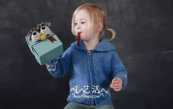 廢紙盒做手偶的方法 簡(jiǎn)單做出可愛(ài)小怪物手偶 -  rpnrmr.com