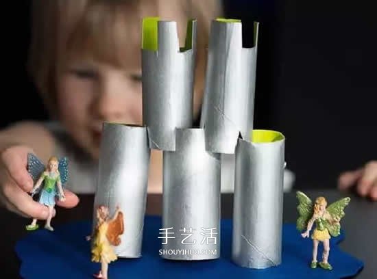幼兒卷紙筒手工制作 神奇大樹和城堡任你選 -  rpnrmr.com