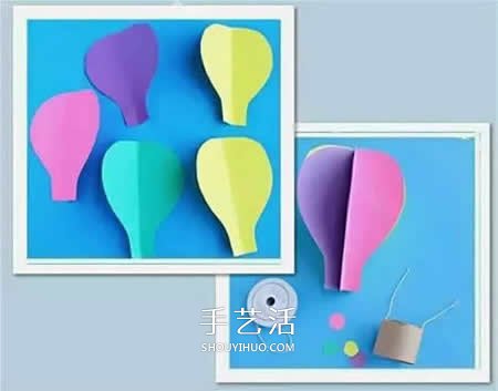 幼兒園熱氣球手工制作 卡紙做熱氣球的教程 -  rpnrmr.com