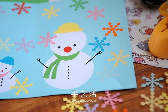DIY圣誕卡片制作教程 感受彩色流淌的小小美好 -  rpnrmr.com