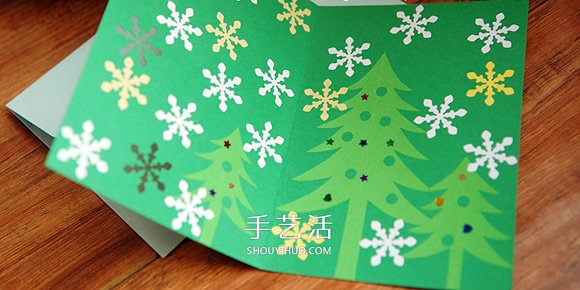 DIY圣誕卡片制作教程 感受彩色流淌的小小美好 -  rpnrmr.com