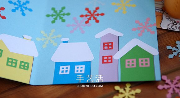DIY圣誕卡片制作教程 感受彩色流淌的小小美好 -  rpnrmr.com