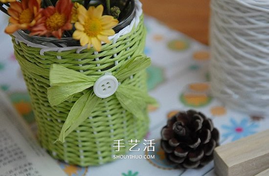 漂亮的紙?zhí)偈止ぶ谱?包括花瓶、筆筒和收納籃 -  rpnrmr.com