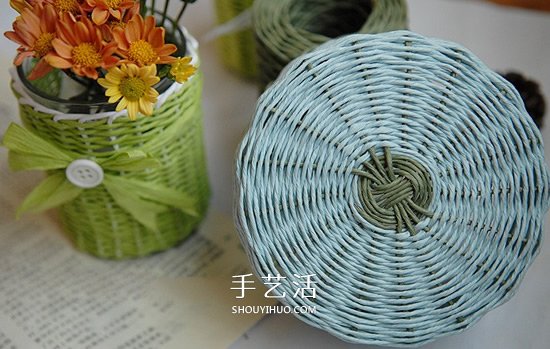 漂亮的紙?zhí)偈止ぶ谱?包括花瓶、筆筒和收納籃 -  rpnrmr.com