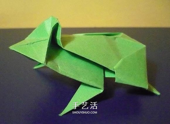 立體樹蛙的折法步驟 逼真樹蛙的折紙方法圖解 -  rpnrmr.com